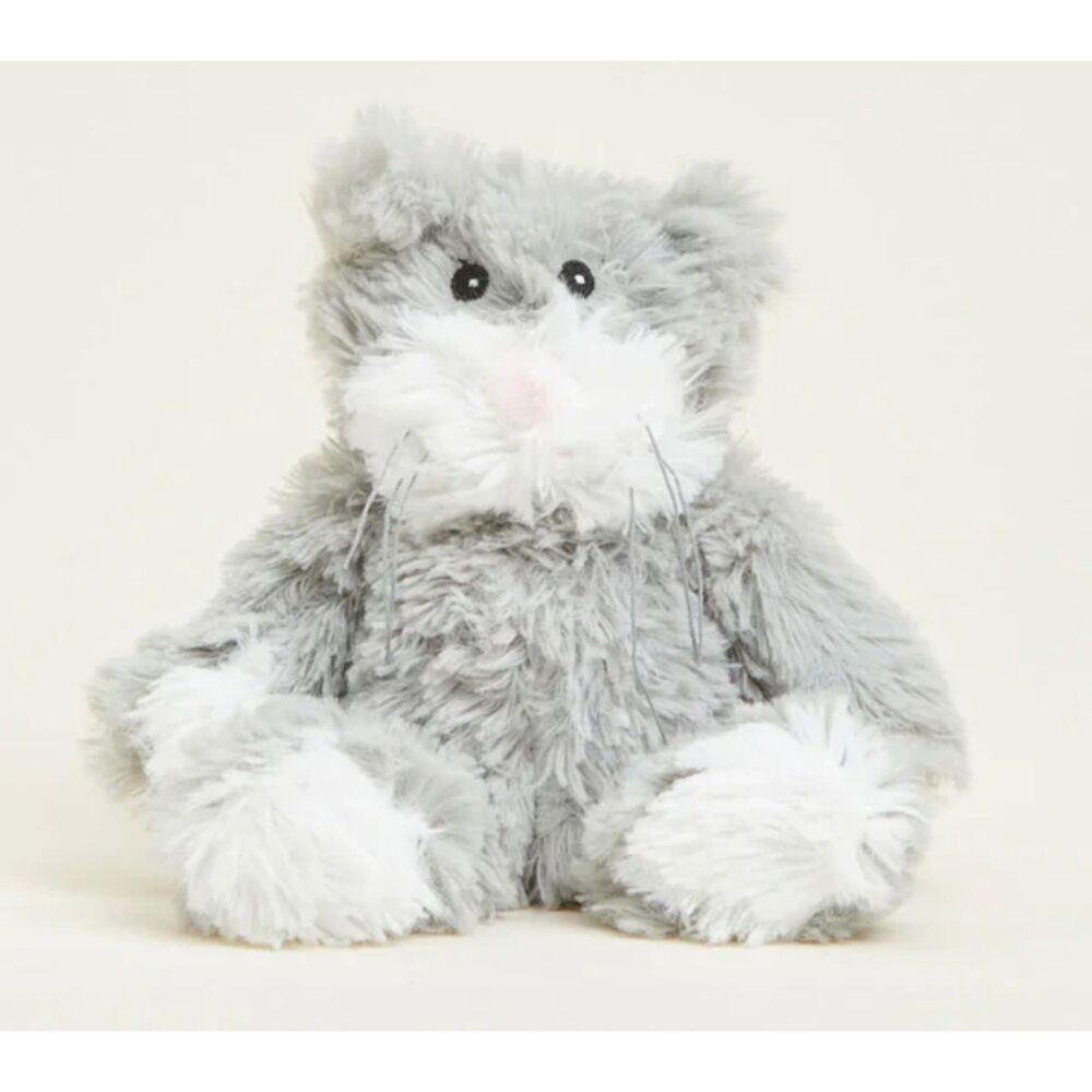 Warmies Junior Gray Cat Plush 9 Inch